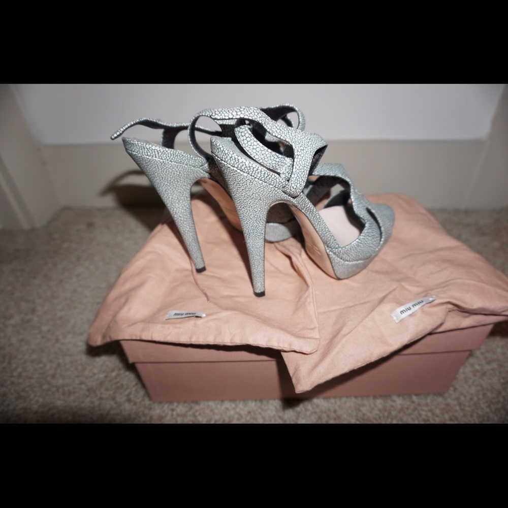 Miu Miu Gray heels